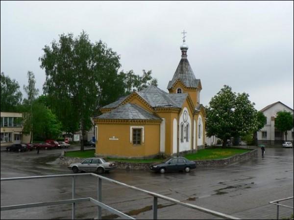 Merkinė. Town streets 