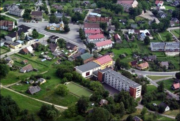 Merkinė. Town streets 