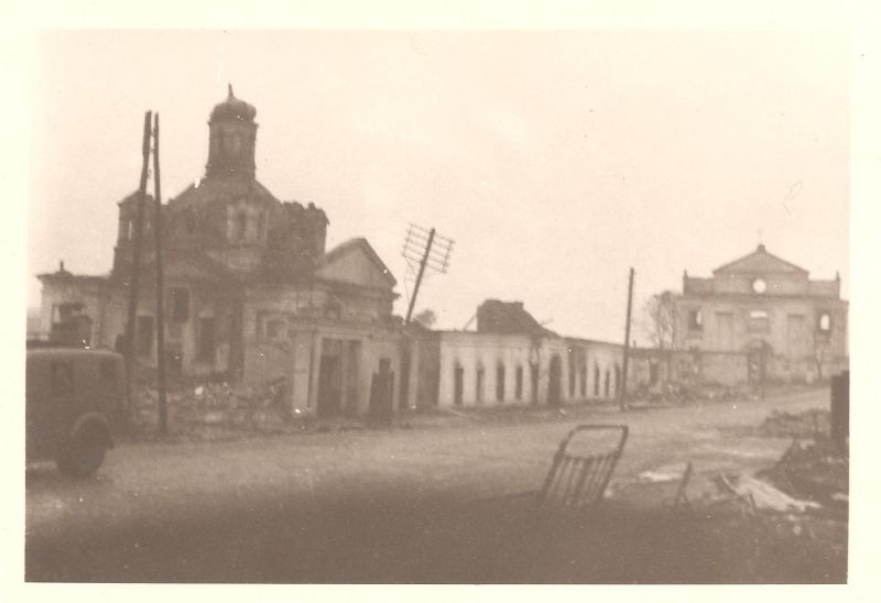 Орша. Горад на фотаздымках часоў 2-ой сусветнай вайны 