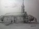 Małaryta.  Catholic church 