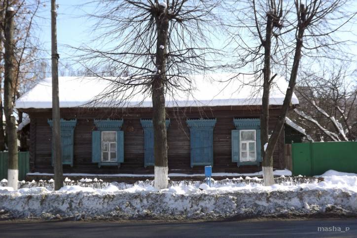 Homiel. Historical buildings Valatouskaja str.