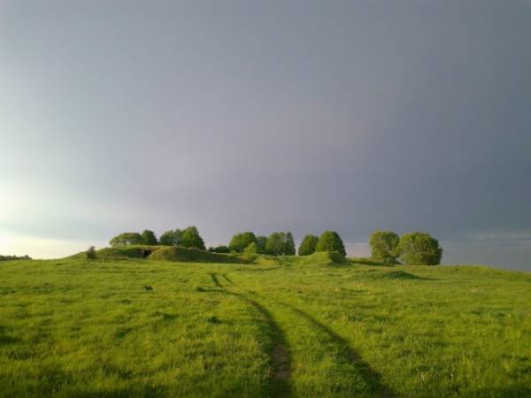 Hałoŭčyn. Site of ancient castle 