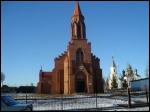 Łahišyn.  Catholic church of St. Peter and St. Paul