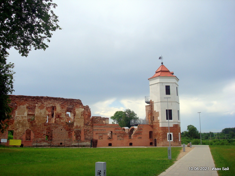  -  Замок Сапегов, руины. Общий вид замка