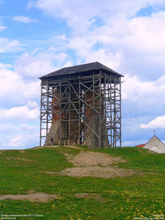 Навагрудак.  Навагрудскі замак, руіны