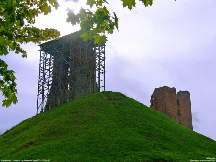 Навагрудак.  Навагрудскі замак, руіны