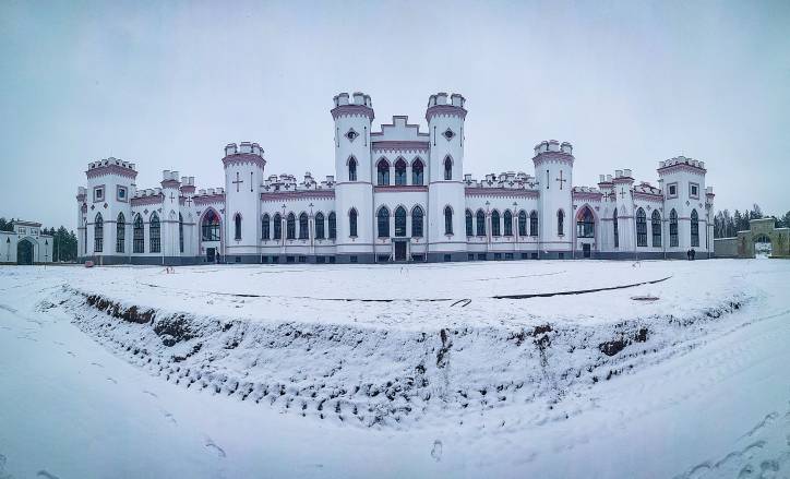 Палац Пуслоўскіх Марачоўшчыне.   - Палац Пуслоўскіх.