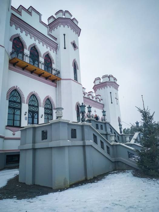 Палац Пуслоўскіх Марачоўшчыне.   - Палац Пуслоўскіх.