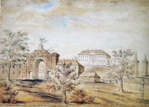 Różana. Pałac Sapiehów