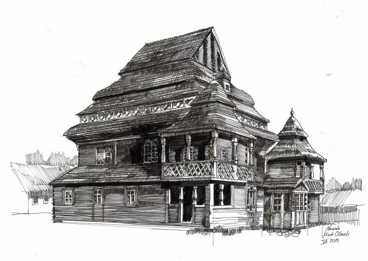 Naroŭla. Synagogue 