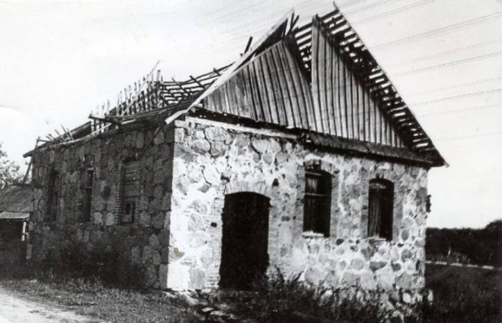 Сінагога. Агульны выгляд. Лужкі. Сінагога